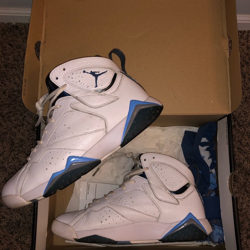 Jordan retro 7’s French Blue